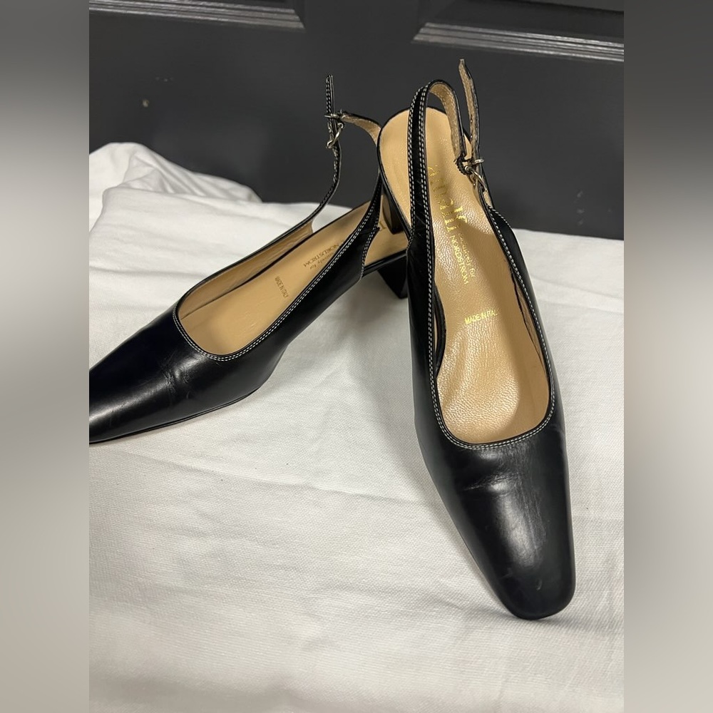 Black low heel